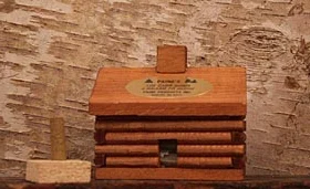 Paine's All Natural Balsam Log Cabin Burner and Incense 2.9 oz